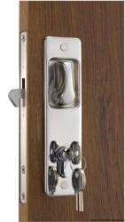 Yale-type zunanja ključavnica 16/38 mm w / štrlečega kljuko